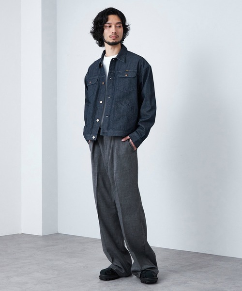 Lee(リー)の「Wrangler/ラングラー【MENS】WRANCHER WIDE/【リネンライク】ランチャーフレアーワイド(その他パンツ・メンズ・チャコール/ベージュ/ブラック・MEDIUM/SMALL/LARGE/X-LARGE)」の18枚目の写真