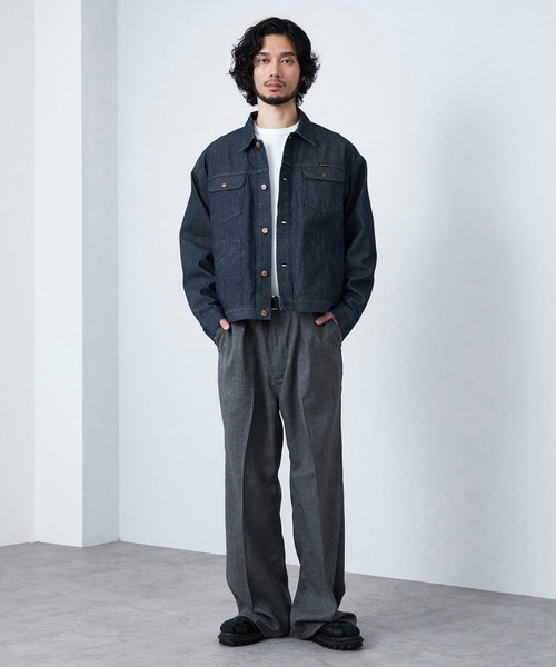 Lee(リー)の「Wrangler/ラングラー【MENS】WRANCHER WIDE/【リネンライク】ランチャーフレアーワイド(その他パンツ・メンズ・チャコール/ベージュ/ブラック・MEDIUM/SMALL/LARGE/X-LARGE)」の19枚目の写真