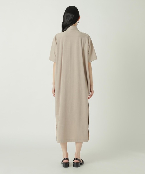 ZUCCa（ズッカ）の「SEERSUCKER STRIPE / S（ワンピース・レディース・ベージュ/ブラック/オフホワイト・M size）」の5枚目の写真