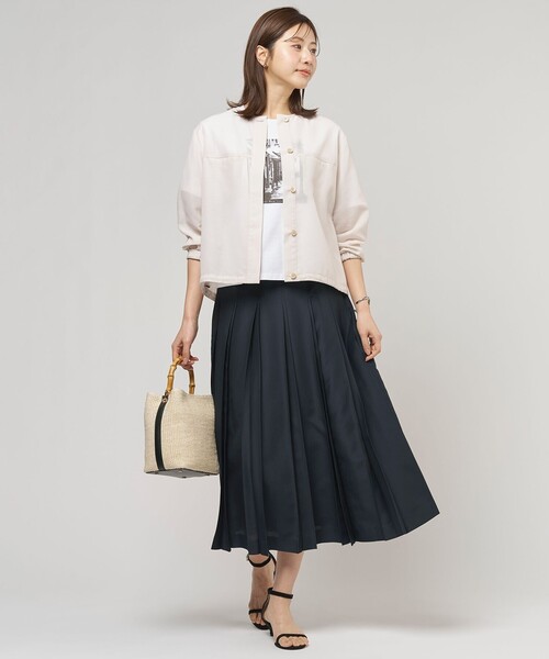 J.PRESS(ジェイプレス)の「プリント Tシャツ(Tシャツ/カットソー・レディース・ホワイト系/ライトグレー系・T13/T15)」の7枚目の写真