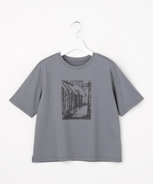 J.PRESS(ジェイプレス)の「プリント Tシャツ(Tシャツ/カットソー・レディース・ホワイト系/ライトグレー系・T13/T15)」の11枚目の写真