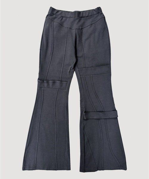 VIAVANDA(ヴィアヴァンダ)の「SWITCHING JERSEY PANTS(その他パンツ・レディース・グレー/ブラック・FREE)」の8枚目の写真