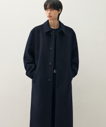 プレミアピュアカシミアバルマカンコート[D.NAVY]