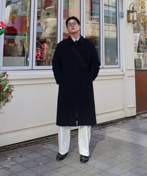 DRAW FIT（ドローフィット）の「プレミアピュアカシミアバルマカンコート[D.NAVY]（チェスターコート・メンズ・その他・LARGE/X-LARGE/SMALL/MEDIUM）」の7枚目の写真