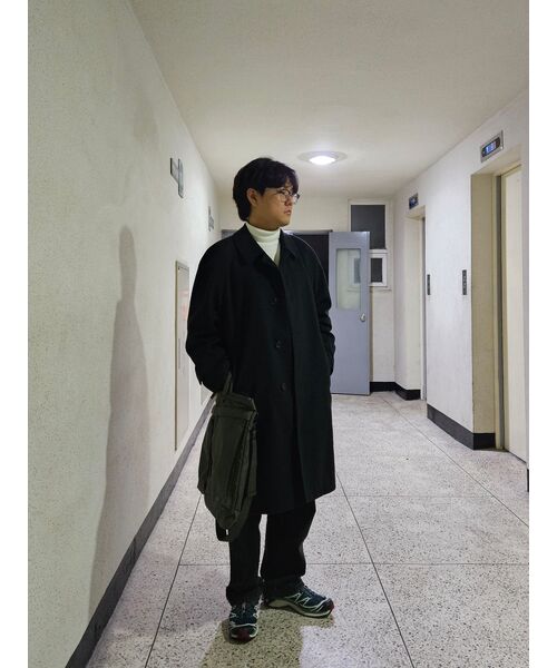 DRAW FIT（ドローフィット）の「プレミアピュアカシミアバルマカンコート[D.NAVY]（チェスターコート・メンズ・その他・LARGE/X-LARGE/SMALL/MEDIUM）」の4枚目の写真