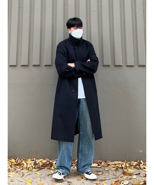 DRAW FIT（ドローフィット）の「プレミアピュアカシミアバルマカンコート[D.NAVY]（チェスターコート・メンズ・その他・LARGE/X-LARGE/SMALL/MEDIUM）」の22枚目の写真