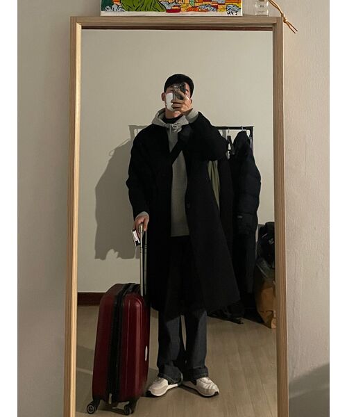 DRAW FIT（ドローフィット）の「プレミアピュアカシミアバルマカンコート[D.NAVY]（チェスターコート・メンズ・その他・LARGE/X-LARGE/SMALL/MEDIUM）」の21枚目の写真