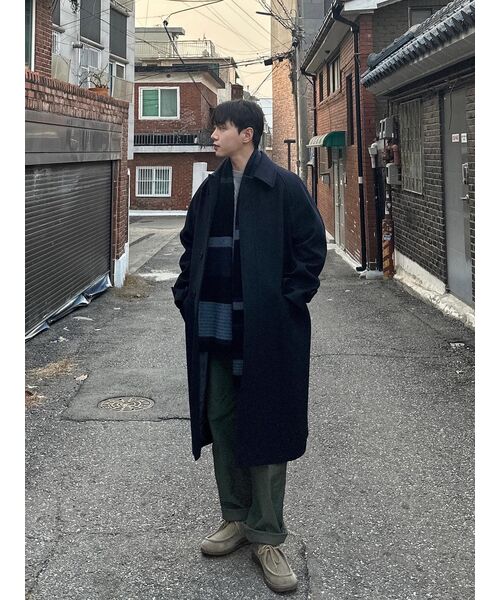 DRAW FIT（ドローフィット）の「プレミアピュアカシミアバルマカンコート[D.NAVY]（チェスターコート・メンズ・その他・LARGE/X-LARGE/SMALL/MEDIUM）」の20枚目の写真
