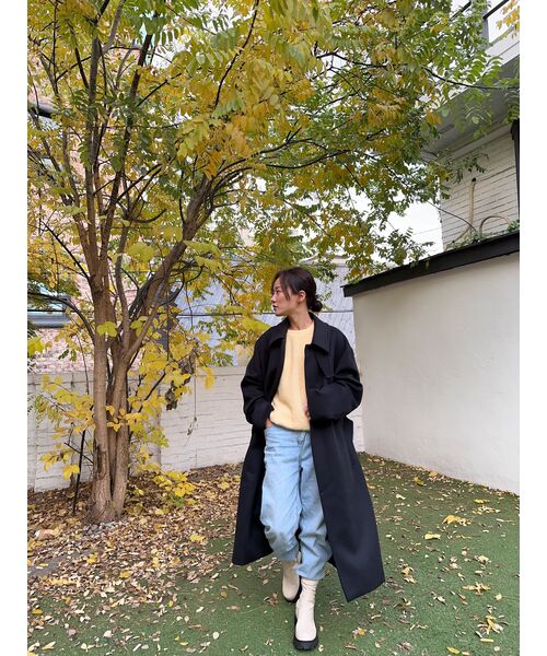 DRAW FIT（ドローフィット）の「プレミアピュアカシミアバルマカンコート[D.NAVY]（チェスターコート・メンズ・その他・LARGE/X-LARGE/SMALL/MEDIUM）」の19枚目の写真