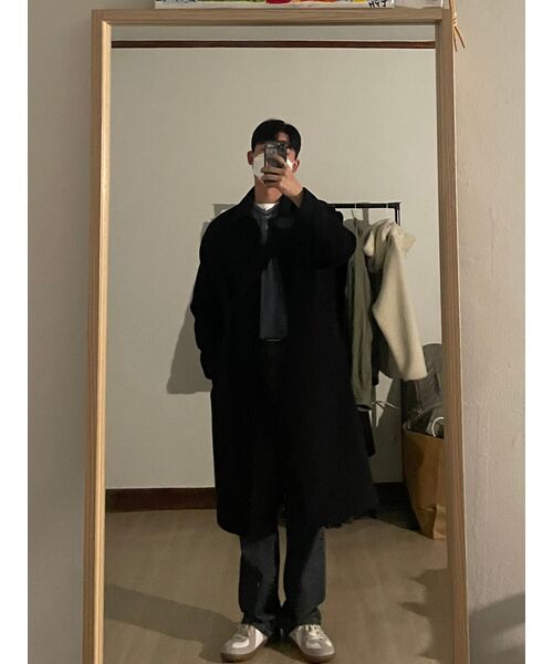 DRAW FIT（ドローフィット）の「プレミアピュアカシミアバルマカンコート[D.NAVY]（チェスターコート・メンズ・その他・LARGE/X-LARGE/SMALL/MEDIUM）」の18枚目の写真