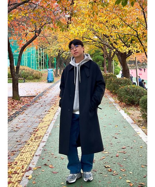 DRAW FIT（ドローフィット）の「プレミアピュアカシミアバルマカンコート[D.NAVY]（チェスターコート・メンズ・その他・LARGE/X-LARGE/SMALL/MEDIUM）」の15枚目の写真