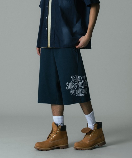 XLARGE（エクストララージ）の「OLD ENGLISH WAFFLE SHORT PANTS（その他パンツ・メンズ・ブラック/ホワイト/カモフラージュ/ネイビー・S/M/L/XL）」の3枚目の写真