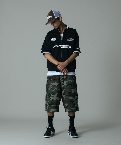 XLARGE（エクストララージ）の「OLD ENGLISH WAFFLE SHORT PANTS（その他パンツ・メンズ・ブラック/ホワイト/カモフラージュ/ネイビー・S/M/L/XL）」の22枚目の写真