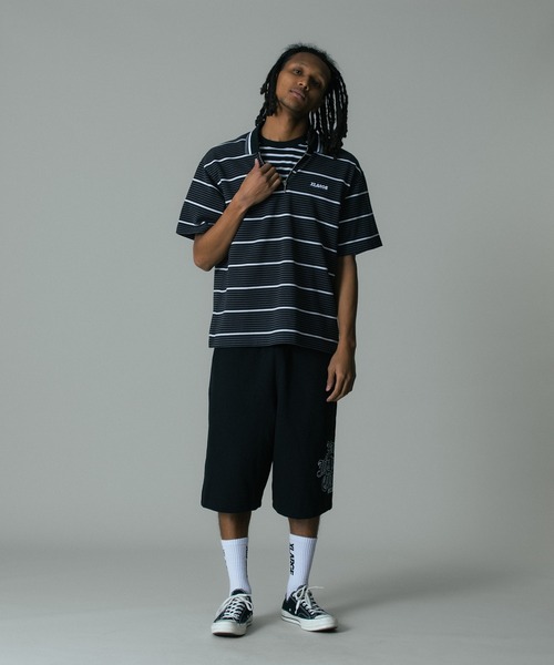 XLARGE（エクストララージ）の「OLD ENGLISH WAFFLE SHORT PANTS（その他パンツ・メンズ・ブラック/ホワイト/カモフラージュ/ネイビー・S/M/L/XL）」の22枚目の写真