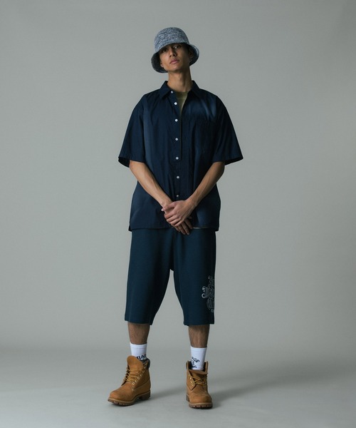 XLARGE（エクストララージ）の「OLD ENGLISH WAFFLE SHORT PANTS（その他パンツ・メンズ・ブラック/ホワイト/カモフラージュ/ネイビー・S/M/L/XL）」の21枚目の写真