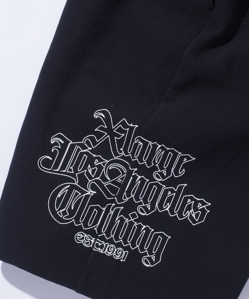 XLARGE（エクストララージ）の「OLD ENGLISH WAFFLE SHORT PANTS（その他パンツ・メンズ・ブラック/ホワイト/カモフラージュ/ネイビー・S/M/L/XL）」の7枚目の写真