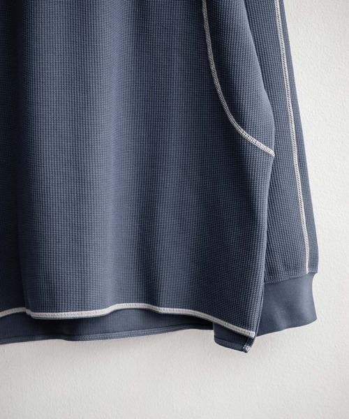 THE NORTH FACE（ザノースフェイス）の「THE NORTH FACE ザ・ノースフェイス M'S SERRA L/S R/TEE ワンポイントロゴ刺繍ワッフル長袖Tシャツ（Tシャツ/カットソー・メンズ・ブラック・M/L）」の10枚目の写真