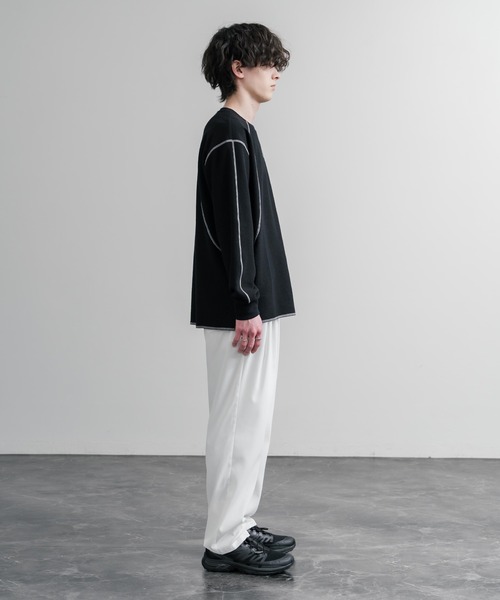 THE NORTH FACE（ザノースフェイス）の「THE NORTH FACE ザ・ノースフェイス M'S SERRA L/S R/TEE ワンポイントロゴ刺繍ワッフル長袖Tシャツ（Tシャツ/カットソー・メンズ・ブラック・M/L）」の18枚目の写真