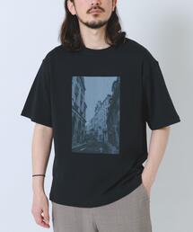 ITEMS URBANRESEARCH | 接触冷感クルーネックフォトプリントTシャツ(Tシャツ/カットソー)