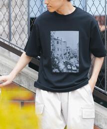 ITEMS URBANRESEARCH | 接触冷感クルーネックフォトプリントTシャツ(Tシャツ/カットソー)