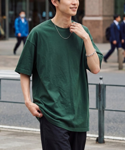 American Apparel（アメリカンアパレル）の「【American Apparel】6オンス プレミアムUSAコットンTee AA1301 MURS（Tシャツ/カットソー・メンズ・バーガンディー/ネイビー/オレンジ/ベージュ/グリーン/ライトグリーン/ピンク/レッド/ホワイト/ブラック/カーキ/サックスブルー/ブルー/チャコールグレー/クリーム/グレー/ヘザーグレー・S/XL/L/M）」の9枚目の写真