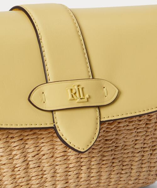LAUREN RALPH LAUREN（ローレン ラルフ ローレン）の「ストローレザー スモール Lynden ショルダー バッグ（ショルダーバッグ・レディース・ナチュラル・ONE）」の8枚目の写真
