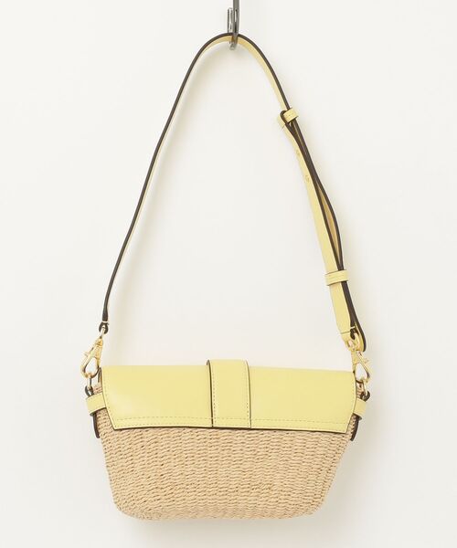 LAUREN RALPH LAUREN（ローレン ラルフ ローレン）の「ストローレザー スモール Lynden ショルダー バッグ（ショルダーバッグ・レディース・ナチュラル・ONE）」の5枚目の写真