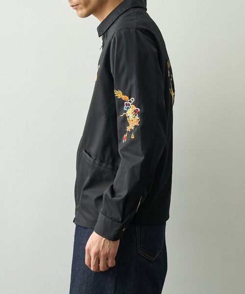 TAILOR TOYO(テーラートウヨウ)の「【TAILOR TOYO/東洋テーラー】COTTON VIET-NAM JACKET DRAGON(その他アウター・メンズ・ベージュ/ブラック・L/M)」の4枚目の写真
