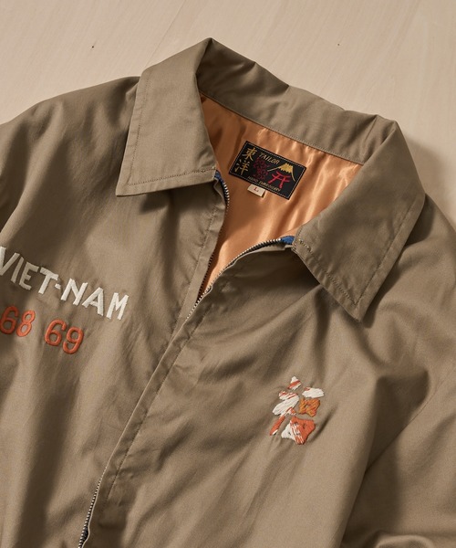 TAILOR TOYO(テーラートウヨウ)の「【TAILOR TOYO/東洋テーラー】COTTON VIET-NAM JACKET DRAGON(その他アウター・メンズ・ベージュ/ブラック・L/M)」の12枚目の写真