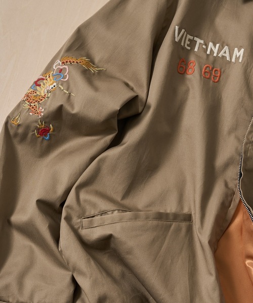 TAILOR TOYO(テーラートウヨウ)の「【TAILOR TOYO/東洋テーラー】COTTON VIET-NAM JACKET DRAGON(その他アウター・メンズ・ベージュ/ブラック・L/M)」の13枚目の写真