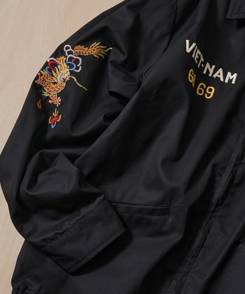 TAILOR TOYO(テーラートウヨウ)の「【TAILOR TOYO/東洋テーラー】COTTON VIET-NAM JACKET DRAGON(その他アウター・メンズ・ベージュ/ブラック・L/M)」の7枚目の写真