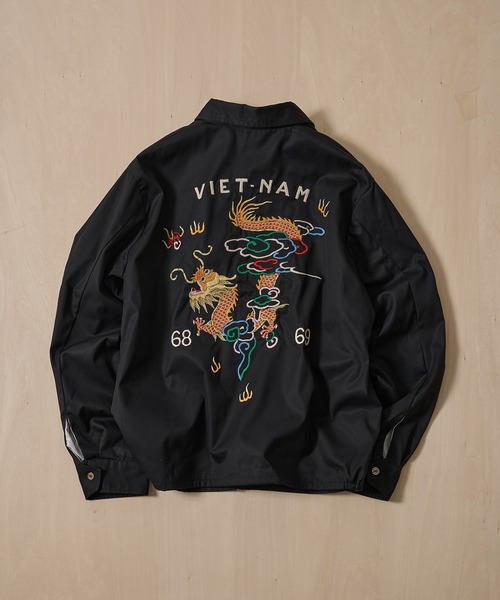 TAILOR TOYO(テーラートウヨウ)の「【TAILOR TOYO/東洋テーラー】COTTON VIET-NAM JACKET DRAGON(その他アウター・メンズ・ベージュ/ブラック・L/M)」の8枚目の写真