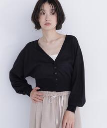 NATURAL BEAUTY BASIC | 【ちょうど、いい服】さらりと、涼しげ麻混カーディガン(カーディガン/ボレロ)