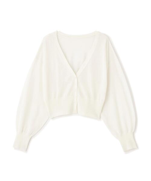 NATURAL BEAUTY BASIC(ナチュラルビューティーベーシック)の「【ちょうど、いい服】さらりと、涼しげ麻混カーディガン(カーディガン/ボレロ・レディース・ブラック/オフホワイト/ラベンダー/ネイビー/ベージュ・フリ-)」の15枚目の写真