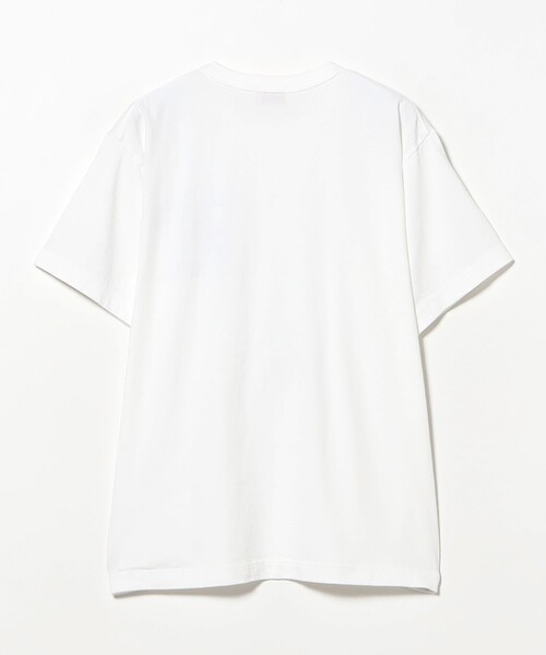 BEAMS BOY(ビームスボーイ)の「WHITESVILLE / FOOT BALL PRINT TEE(Tシャツ/カットソー・レディース・ホワイト・SMALL)」の4枚目の写真