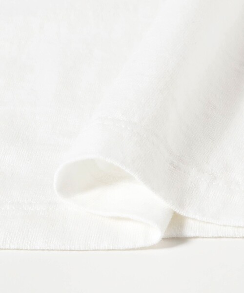 BEAMS BOY(ビームスボーイ)の「WHITESVILLE / FOOT BALL PRINT TEE(Tシャツ/カットソー・レディース・ホワイト・SMALL)」の5枚目の写真
