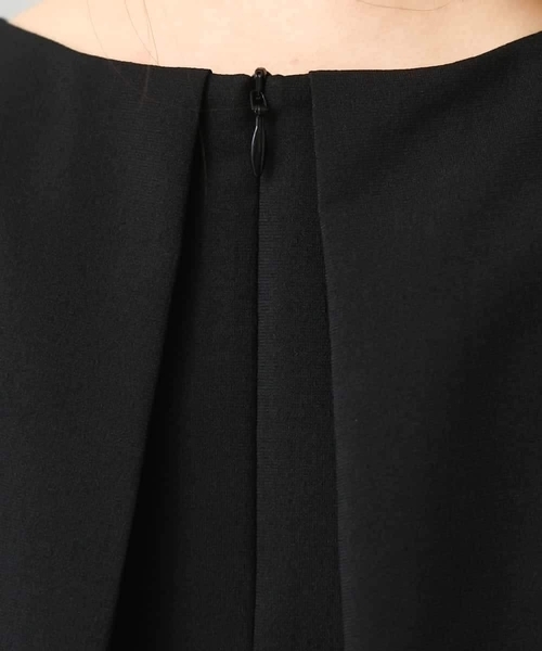 MICHEL KLEIN（ミッシェル・クラン）の「[セットアップ対応]フレンチスリーブブラウス（シャツ/ブラウス・レディース・ブラック/ブラウン・38）」の22枚目の写真