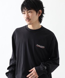 セミモックネック ロングスリーブTシャツ