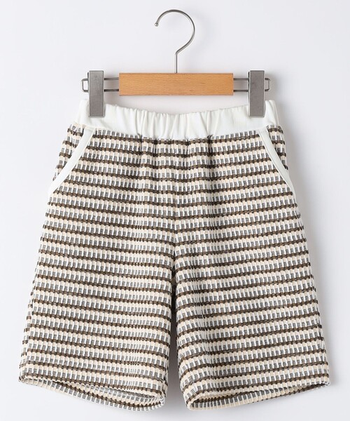 SHIPS（シップス）の「SHIPS KIDS:140cm / ジャカード ショート パンツ（その他パンツ・キッズ・ブラウン/ネイビー・140）」の2枚目の写真