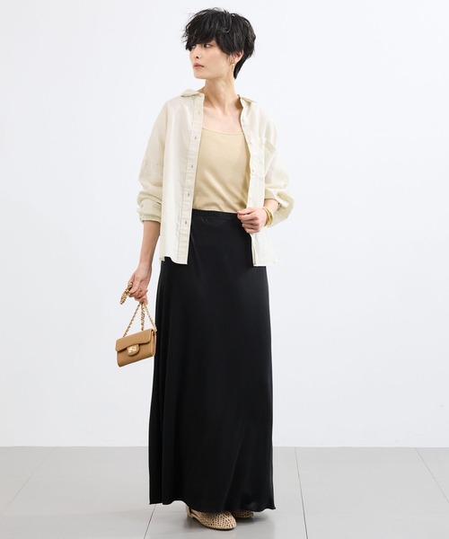 BARNYARDSTORM(バンヤードストーム)の「BARNYARDSTORM / ラミーワイドドルマンシャツ / ハンドウォッシャブル【WEB限定サイズL】(シャツ/ブラウス・レディース・カーキ/ベージュ/ホワイト/ピンク・S/M/L)」の22枚目の写真