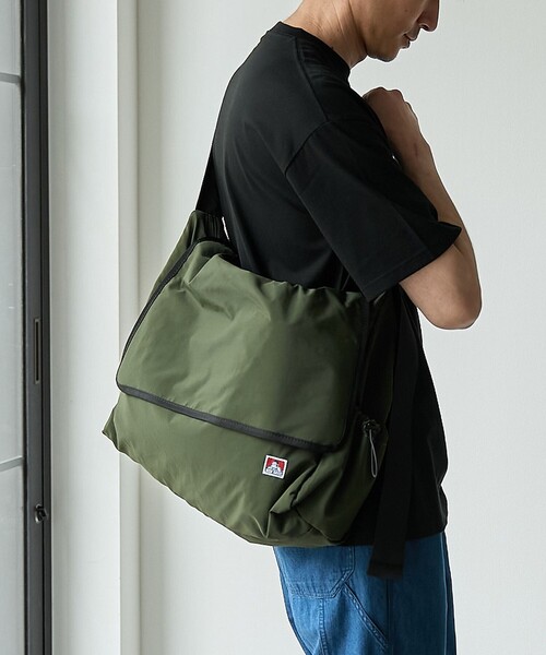 BEN DAVIS（ベンデイビス）の「【WEB限定】BEN DAVIS（ベンデイビス）フラップ ショルダー（ショルダーバッグ・メンズ・オリーブ/ブラック/グレー・FREE）」の3枚目の写真