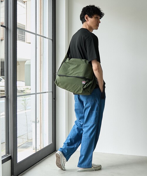 BEN DAVIS（ベンデイビス）の「【WEB限定】BEN DAVIS（ベンデイビス）フラップ ショルダー（ショルダーバッグ・メンズ・オリーブ/ブラック/グレー・FREE）」の11枚目の写真