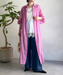 un dix cors | ボイルシャンブレーシャツワンピース(ワンピース)