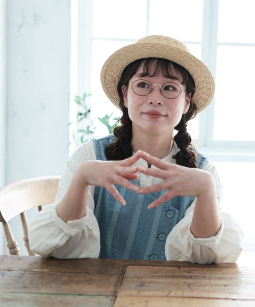 soulberry(ソウルベリー)の「あわ織りのベスト(ベスト・レディース・サックスブルー系・M/L/LL/3L/4L/5L)」の18枚目の写真
