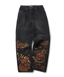 GARMENTS FAB（ガーメンツファブ）の「Cowboy EMB Denim Pants (BLACK)（デニムパンツ）」