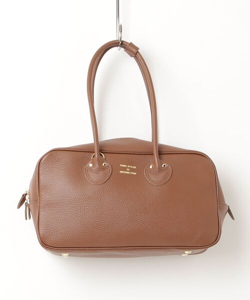 YOUNG&OLSEN The DRYGOODS STORE(ヤングアンドオルセン)の「【YOUNG&OLSEN The DRYGOODS STORE 】ヤングアンドオルセン/ EMBOSSED LEATHER STUDENT M(トートバッグ・レディース・ブラック/ブラウン・FREE)」の2枚目の写真
