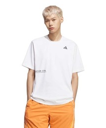 アディダス adidas ブランドラブ ルーズフィット ヘビー シングルジャージー半袖Tシャツ
