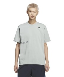アディダス adidas ブランドラブ ルーズフィット ヘビー シングルジャージー半袖Tシャツ