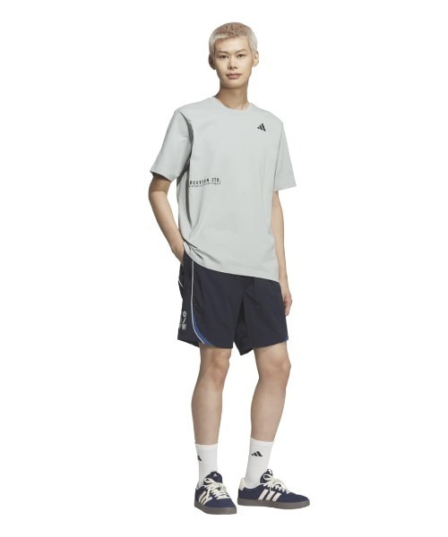 adidas（アディダス）の「アディダス adidas ブランドラブ ルーズフィット ヘビー シングルジャージー半袖Tシャツ（Tシャツ/カットソー・メンズ・ブラック/グリーン/ホワイト/オレンジ/ブルー・S/M/L/LL/3L）」の16枚目の写真