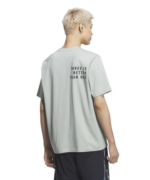 adidas（アディダス）の「アディダス adidas ブランドラブ ルーズフィット ヘビー シングルジャージー半袖Tシャツ（Tシャツ/カットソー・メンズ・ブラック/グリーン/ホワイト/オレンジ/ブルー・S/M/L/LL/3L）」の15枚目の写真